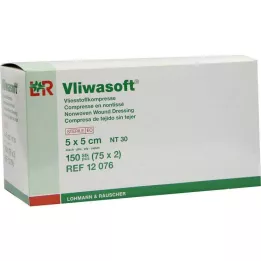 VLIWASOFT Fleece-pakkaus 5x5 cm steriili 4l., 150 kpl