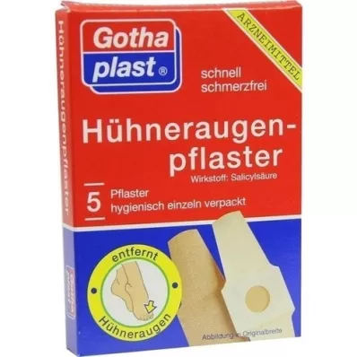 GOTHAPLAST Cornmed maissilaastari 2x6 cm, 5 kpl