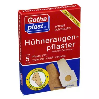 GOTHAPLAST Cornmed maissilaastari 2x6 cm, 5 kpl GOTHAPLAST Cornmed maissilaastari 2x6 cm, 5 kpl