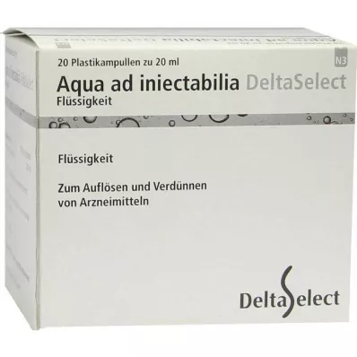 AQUA AD iniectabilia muovia, 20X20 ml