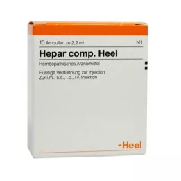 HEPAR COMP.kantapääampullit, 10 kpl