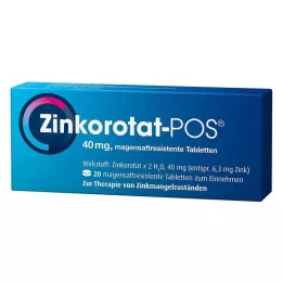 ZINKOROTAT POS enteropäällysteiset tabletit, 20 kpl
