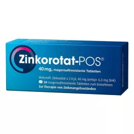 ZINKOROTAT POS enteropäällysteiset tabletit, 50 kpl