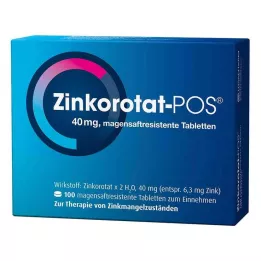 ZINKOROTAT POS enteropäällysteiset tabletit, 100 kpl