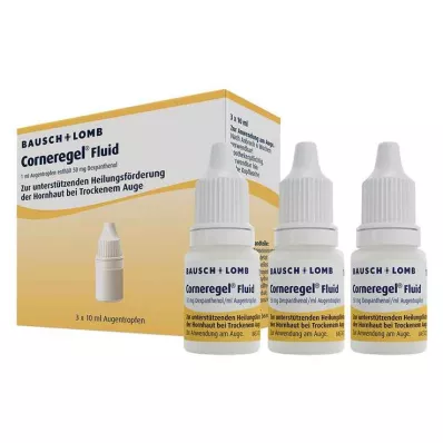 CORNEREGEL Nestemäiset silmätipat, 3X10 ml CORNEREGEL Nestemäiset silmätipat, 3X10 ml