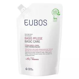 Eubos nestemäinen punainen tuoreen tuoksun täyttöpussi, 400 ml