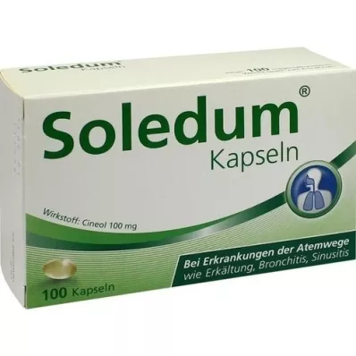 SOLEDUM 100 mg enteropäällysteiset kapselit, 100 kpl