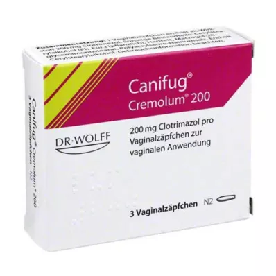 Canifug Cremolum 200 emättimen peräpuikot, 3 kpl