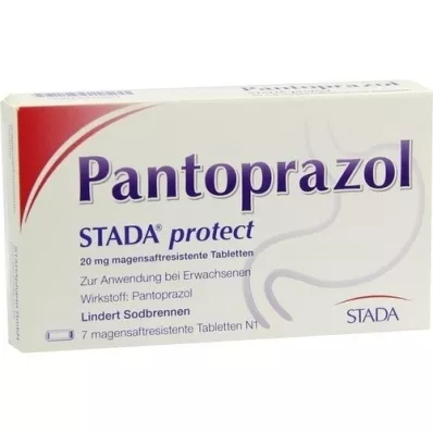 PANTOPRAZOL STADA protect 20 mg enteropäällysteinen tabletti, 7 kpl