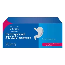 PANTOPRAZOL STADA protect 20 mg enteropäällysteinen tabletti, 7 kpl