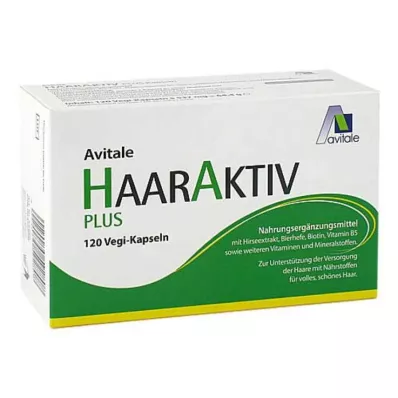 HAARAKTIV Plus kasvikapselit, 120 kapselia