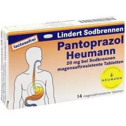 PANTOPRAZOL Heumann 20 mg b.Sodbrennen msr.Tabl., 14 kpl