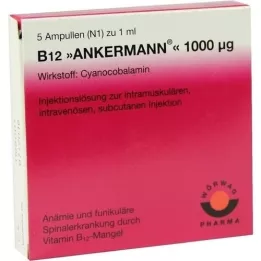 B12 ANKERMANN 1 000 μg Ampullit, 5X1 ml