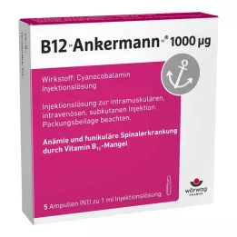 B12 ANKERMANN 1 000 μg Ampullit, 5X1 ml