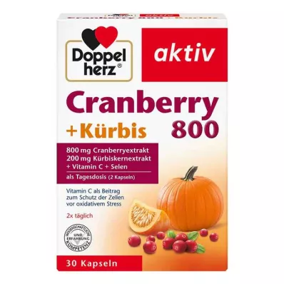 DOPPELHERZ Karpalo+Kurpitsa-kapselit, 30 kapselia