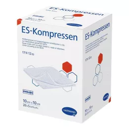 ES-KOMPRESSEN steriili 10x10 cm 12x irtopakkaus, 20X5 kpl