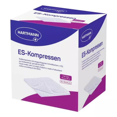 ES-Puristaa steriiliä 10x10 cm isoa pakkausta, 10x10 kappaletta ES-Puristaa steriiliä 10x10 cm isoa pakkausta, 10x10 kappaletta