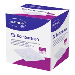 ES-KOMPRESSEN steriili 10x10 cm 12x irtopakkaus, 5X20 kpl