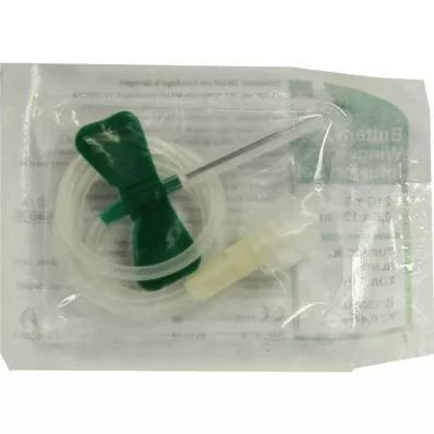 Infuusiotarvikkeet Butterfly 21 G vihreä, 1 kpl