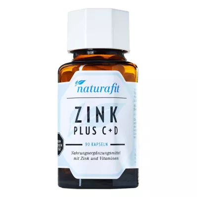 NATURAFIT Sinkki Plus C+D kapselit, 90 kapselia
