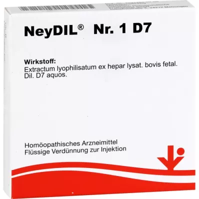 NEYDIL N:o 1 D 7 Ampullit, 5X2 ml