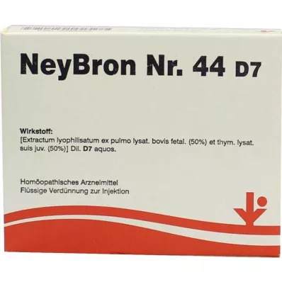 NEYBRON N:o 44 D 7 Ampullit, 5X2 ml, 5X2 ml NEYBRON N:o 44 D 7 Ampullit, 5X2 ml, 5X2 ml