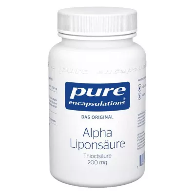 PURE ENCAPSULATIONS Alfa-lipoiinihappokapselit, 120 kapselia