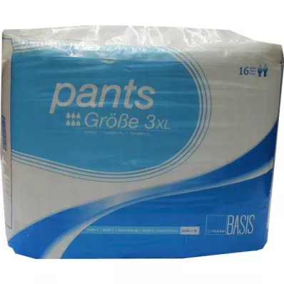 Param Pants Basic koko 3 XL, 16 kpl