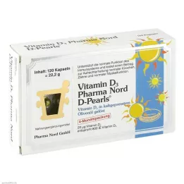 VITAMIN D3 PHARMA North 20 μg kapselit, 120 kpl