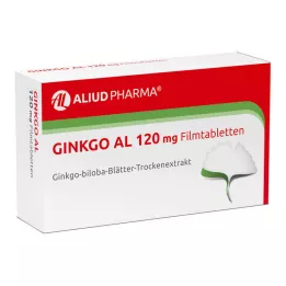 GINKGO AL 120 mg kalvopäällysteiset tabletit, 30 kpl