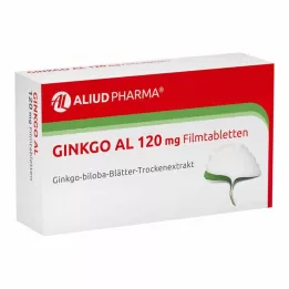GINKGO AL 120 mg kalvopäällysteiset tabletit, 120 kpl