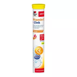 DOPPELHERZ C-vitamiini+sinkki poreainetabletit, 15 kpl