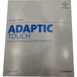 ADAPTIC Touch 20x32 cm tarttumaton silikoninen haavasidos, 5 kpl