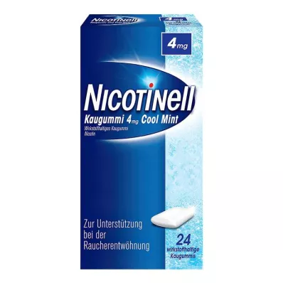 NICOTINELL Purukumi Cool Mint 4 mg, 24 kpl NICOTINELL Purukumi Cool Mint 4 mg, 24 kpl