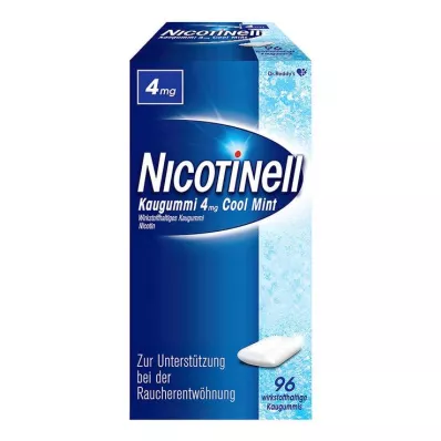 NICOTINELL Purukumi Cool Mint 4 mg, 96 kpl NICOTINELL Purukumi Cool Mint 4 mg, 96 kpl