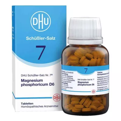 DHU Schüßler-suola nro 7 Magnesium phosphoricum D6 tabletit, 420 kpl DHU Schüßler-suola nro 7 Magnesium phosphoricum D6 tabletit, 420 kpl