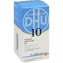 BIOCHEMIE DHU 10 Natrium sulphuricum D 6 tablettia, 420 kpl