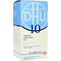 BIOCHEMIE DHU 10 Natrium sulphuricum D 12 tablettia, 420 kpl