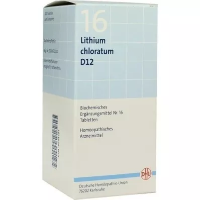 BIOCHEMIE DHU 16 Lithium chloratum D 12 tablettia, 420 kpl