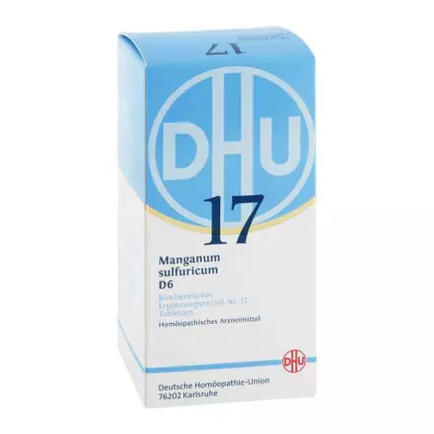 BIOCHEMIE DHU 17 Manganum sulphuricum D 6 tablettia, 420 kpl BIOCHEMIE DHU 17 Manganum sulphuricum D 6 tablettia, 420 kpl