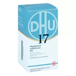 BIOCHEMIE DHU 17 Manganum sulphuricum D 12 tbl, 420 kpl