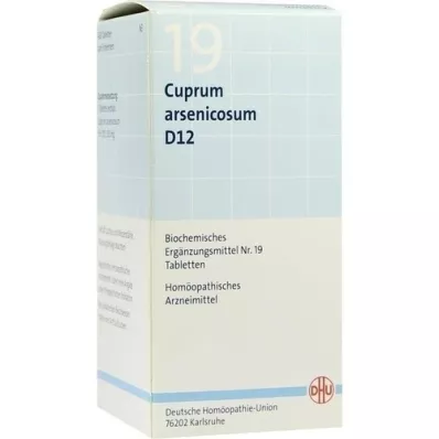 BIOCHEMIE DHU 19 Cuprum arsenicosum D 12 tablettia, 420 kpl