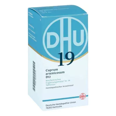 BIOCHEMIE DHU 19 Cuprum arsenicosum D 12 tablettia, 420 kpl BIOCHEMIE DHU 19 Cuprum arsenicosum D 12 tablettia, 420 kpl