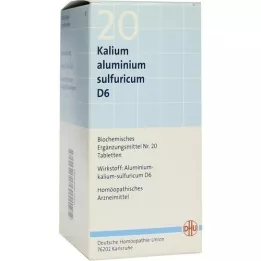 BIOCHEMIE DHU 20 Kalium alum.rikk.D 6 tablettia, 420 kpl