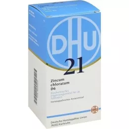 BIOCHEMIE DHU 21 Zincum chloratum D 6 tablettia, 420 kpl