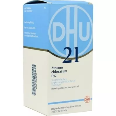 BIOCHEMIE DHU 21 Zincum chloratum D 12 tablettia, 420 kpl