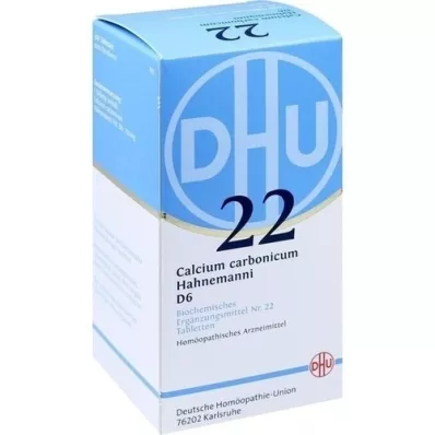 BIOCHEMIE DHU 22 Calcium carbonicum D 6 tablettia, 420 kpl