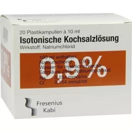 KOCHSALZLÖSUNG 0,9 % Pl.Fresenius injektioneste, liuos, 20X10 ml