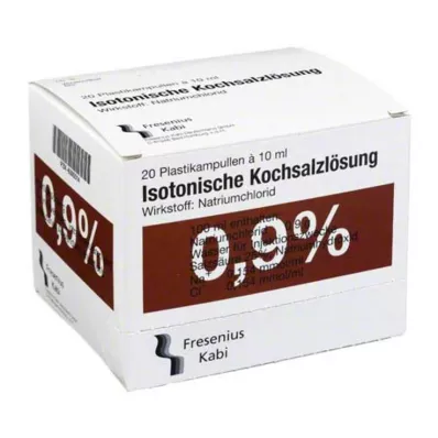 Suolaliuos 0,9 % Pl. Fresenius injektio/infuusioliuos, 20X10 ml
