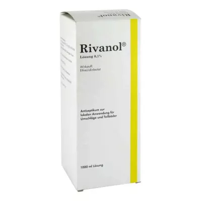 RIVANOL liuos 0,1 %, 1000 ml RIVANOL liuos 0,1 %, 1000 ml